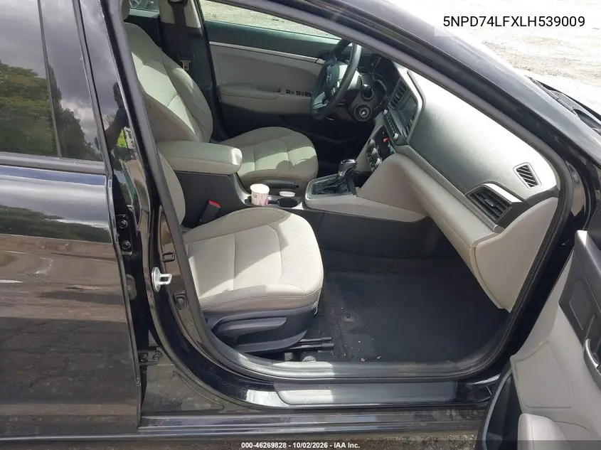 2020 HYUNDAI ELANTRA VIN 5NPD74LFXLH539009 — фото 5