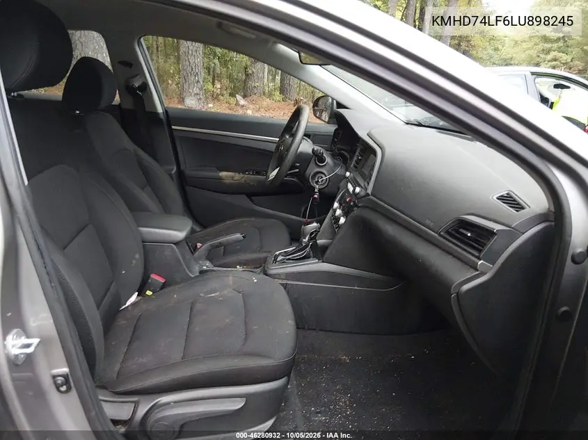 2020 HYUNDAI ELANTRA VIN KMHD74LF6LU898245 — фото 5