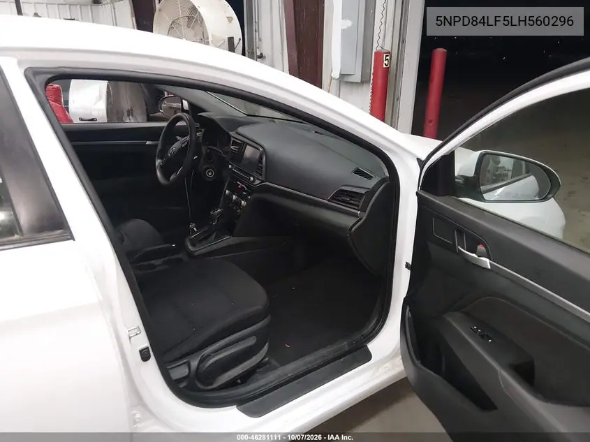 2020 HYUNDAI ELANTRA VIN 5NPD84LF5LH560296 — фото 5