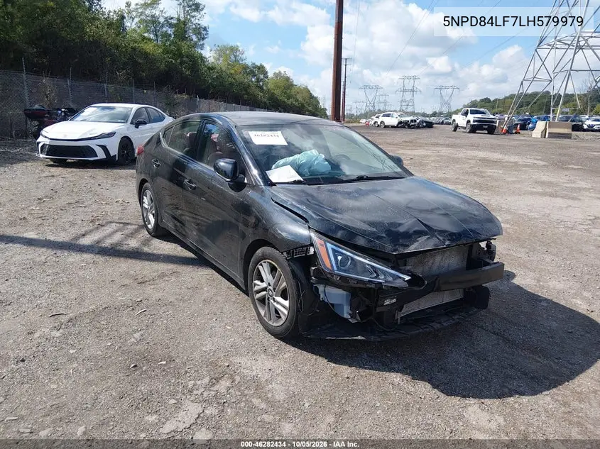 HYUNDAI ELANTRA 2020, VIN 5NPD84LF7LH579979