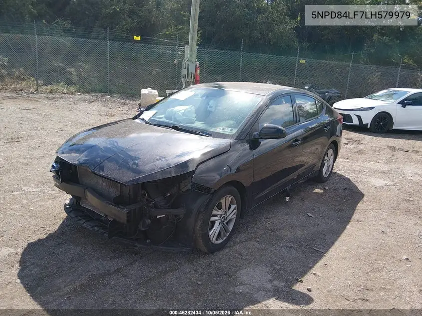 2020 HYUNDAI ELANTRA VIN 5NPD84LF7LH579979 — фото 2