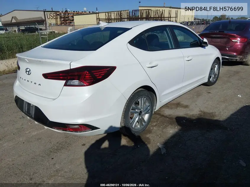 2020 HYUNDAI ELANTRA VIN 5NPD84LF8LH576699 — фото 4