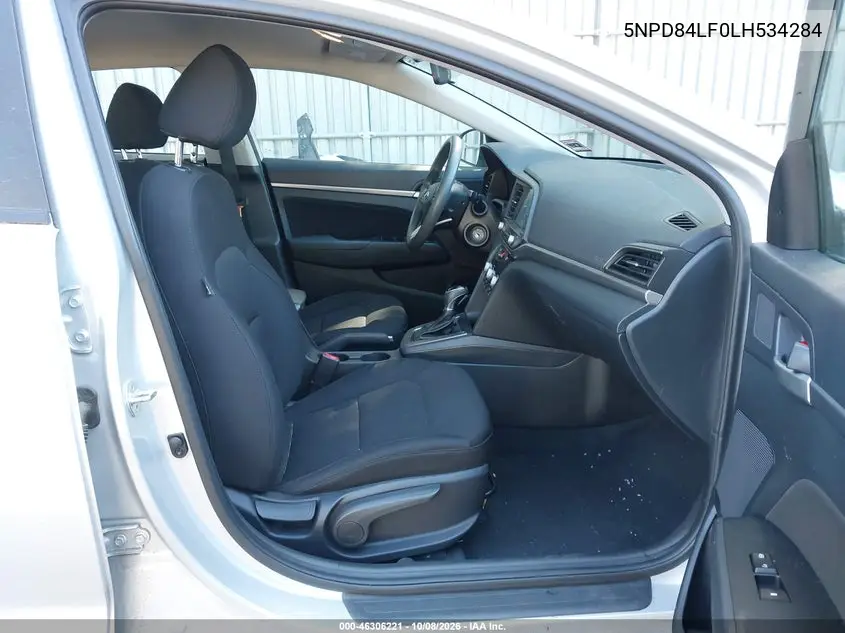 2020 HYUNDAI ELANTRA VIN 5NPD84LF0LH534284 — фото 5