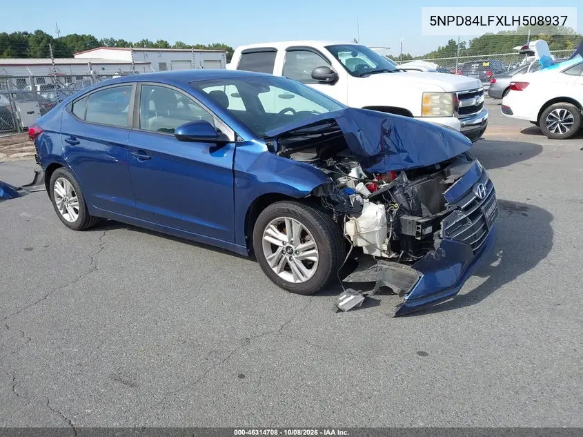 HYUNDAI ELANTRA 2020, VIN 5NPD84LFXLH508937