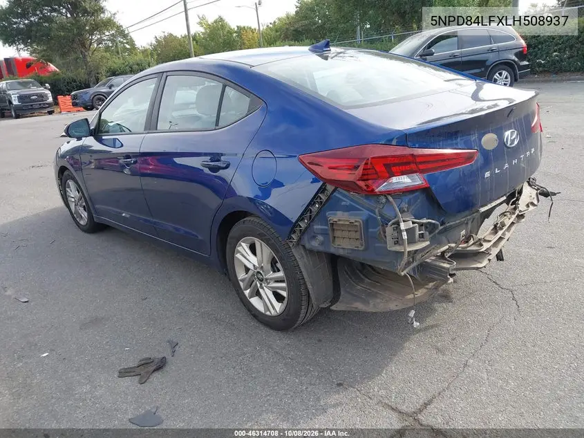 2020 HYUNDAI ELANTRA VIN 5NPD84LFXLH508937 — фото 3