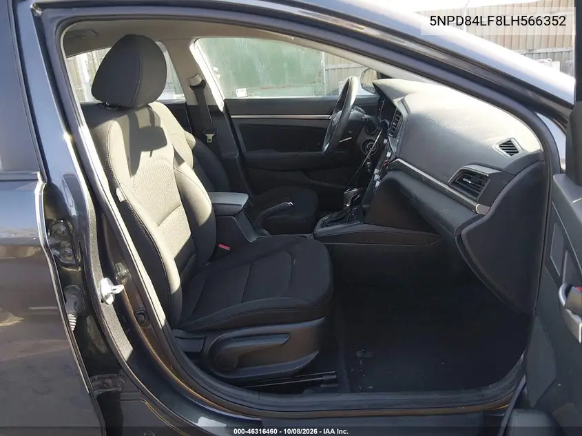 2020 HYUNDAI ELANTRA VIN 5NPD84LF8LH566352 — фото 5