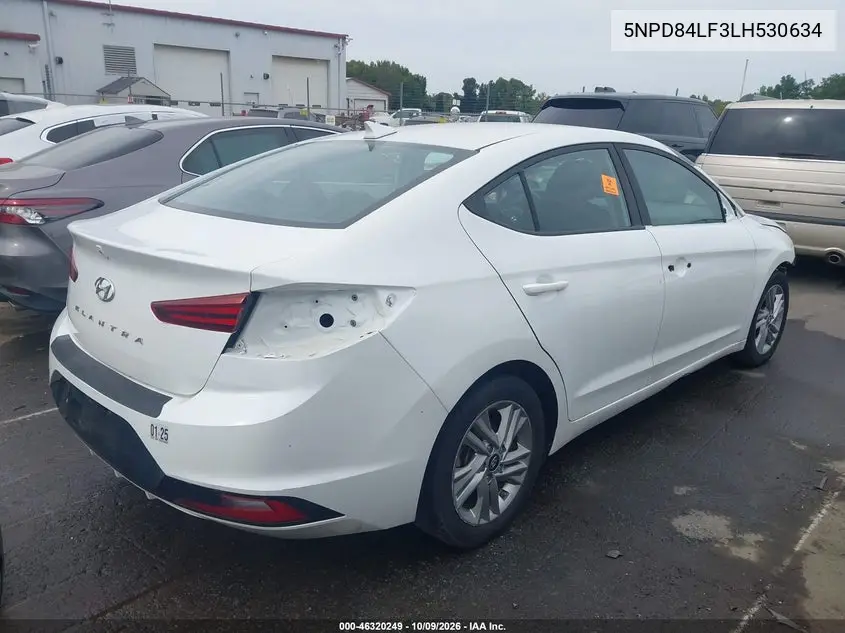 2020 HYUNDAI ELANTRA VIN 5NPD84LF3LH530634 — фото 4