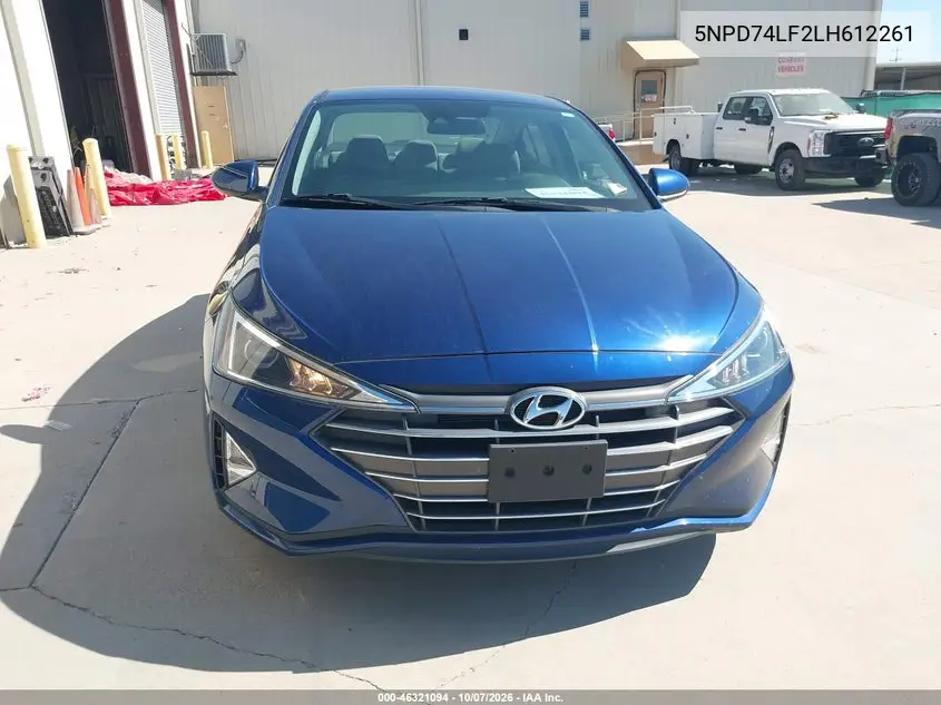 2020 HYUNDAI ELANTRA VIN 5NPD74LF2LH612261 — фото 13