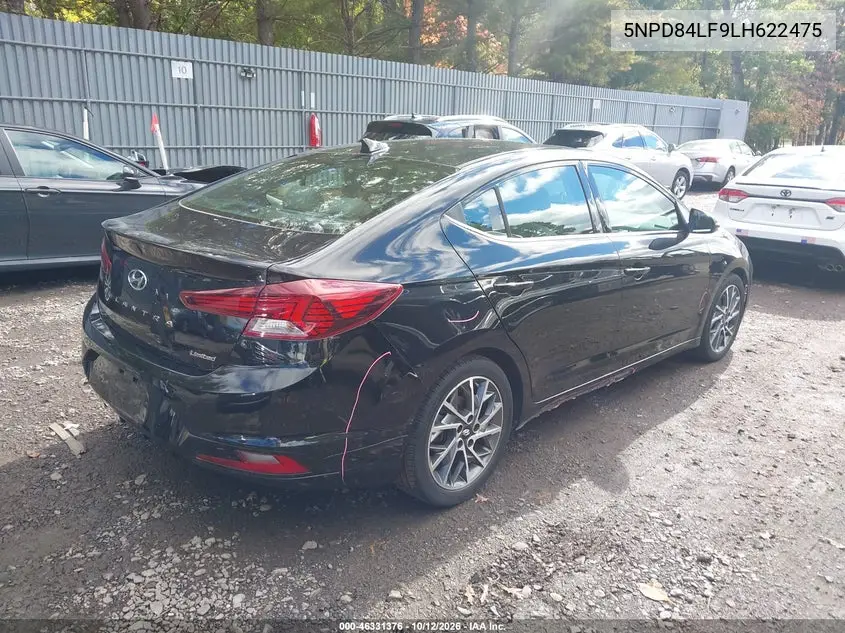 2020 HYUNDAI ELANTRA VIN 5NPD84LF9LH622475 — фото 4