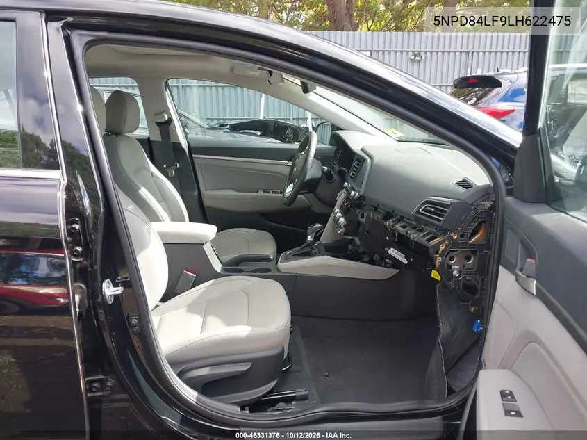 2020 HYUNDAI ELANTRA VIN 5NPD84LF9LH622475 — фото 5