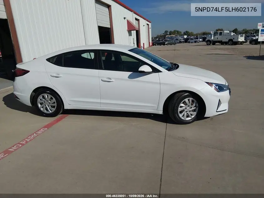 2020 HYUNDAI ELANTRA VIN 5NPD74LF5LH602176 — фото 13