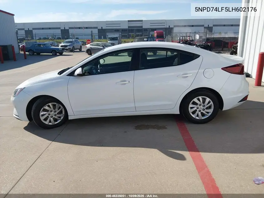 2020 HYUNDAI ELANTRA VIN 5NPD74LF5LH602176 — фото 14