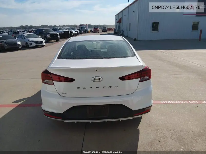 2020 HYUNDAI ELANTRA VIN 5NPD74LF5LH602176 — фото 16
