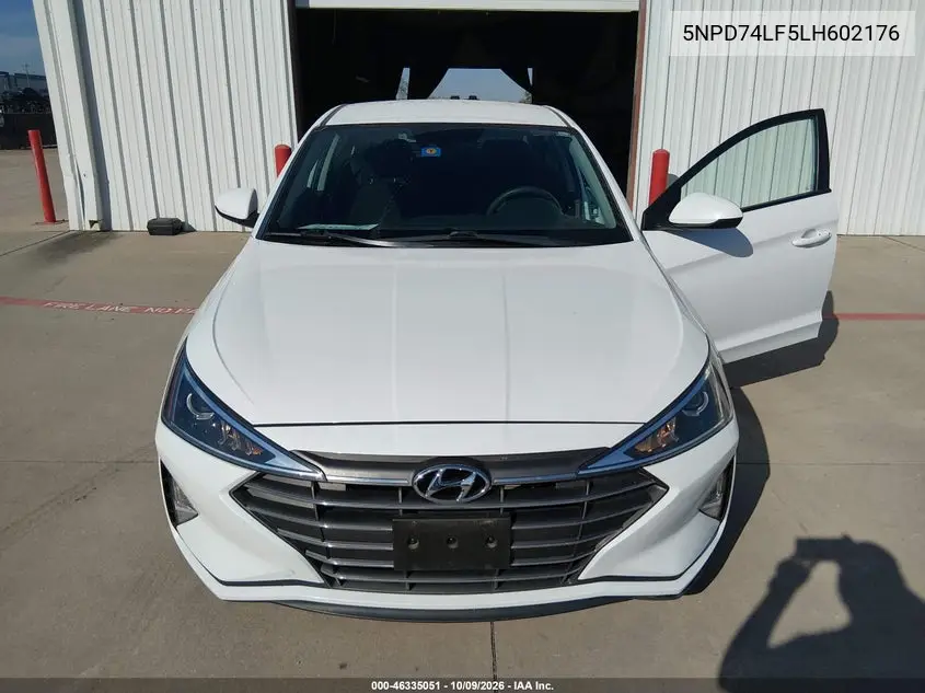 2020 HYUNDAI ELANTRA VIN 5NPD74LF5LH602176 — фото 6