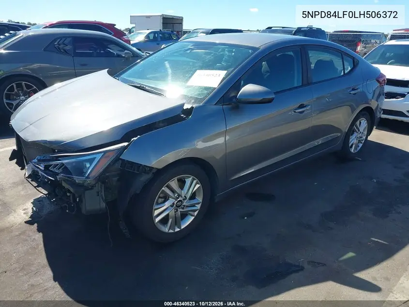 2020 HYUNDAI ELANTRA VIN 5NPD84LF0LH506372 — фото 2