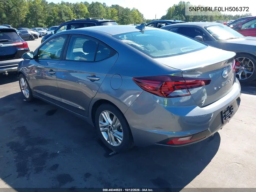 2020 HYUNDAI ELANTRA VIN 5NPD84LF0LH506372 — фото 3