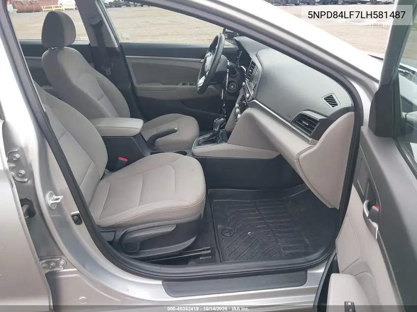 2020 HYUNDAI ELANTRA VIN 5NPD84LF7LH581487 — фото 5