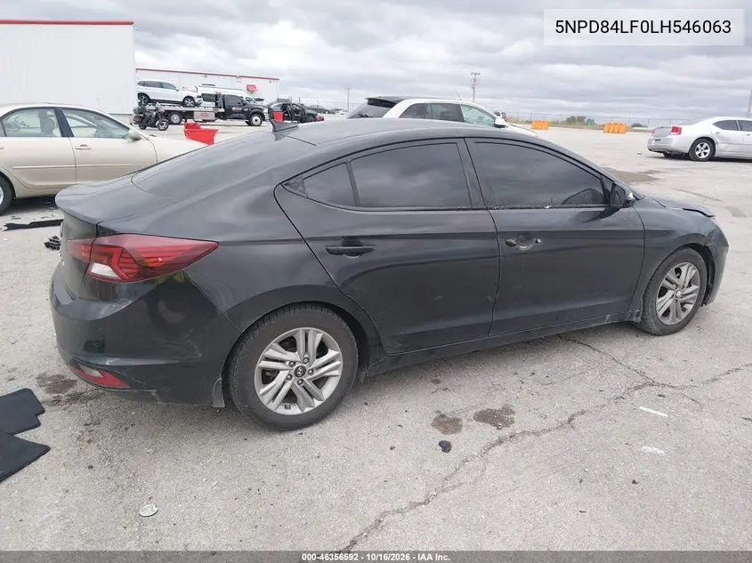 2020 HYUNDAI ELANTRA VIN 5NPD84LF0LH546063 — фото 4