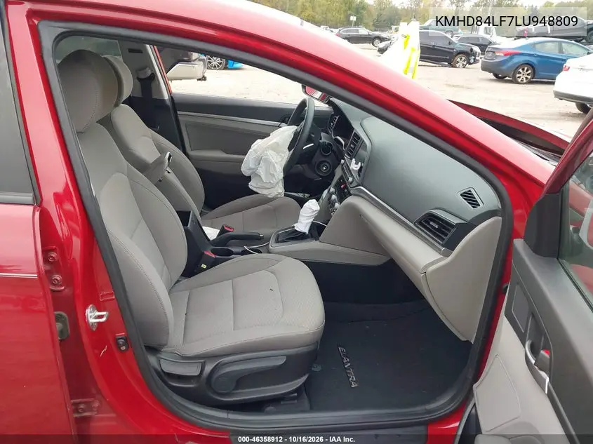 2020 HYUNDAI ELANTRA VIN KMHD84LF7LU948809 — фото 5