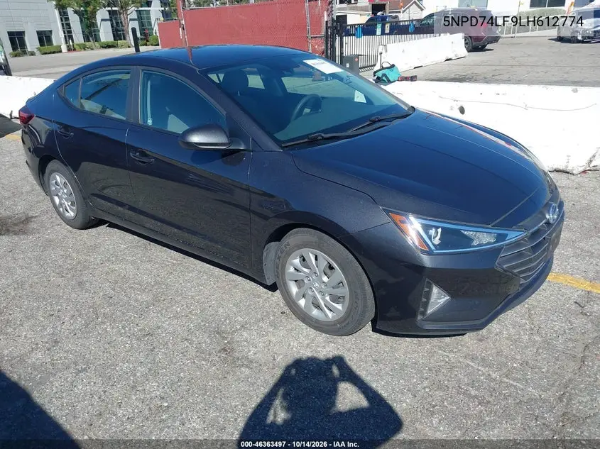 HYUNDAI ELANTRA 2020, VIN 5NPD74LF9LH612774