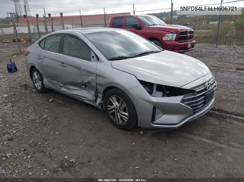 HYUNDAI ELANTRA 2020, VIN 5NPD84LF6LH606721