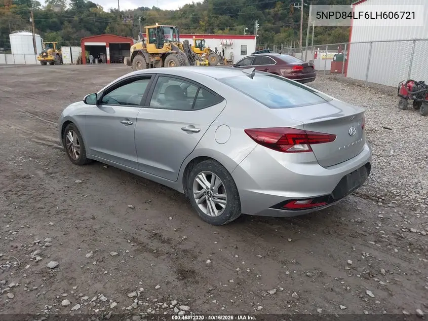 2020 HYUNDAI ELANTRA VIN 5NPD84LF6LH606721 — фото 3