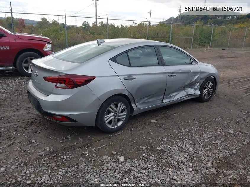 2020 HYUNDAI ELANTRA VIN 5NPD84LF6LH606721 — фото 4