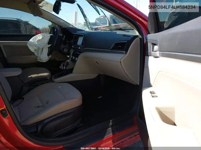 2020 HYUNDAI ELANTRA VIN 5NPD84LF4LH584234 — фото 5
