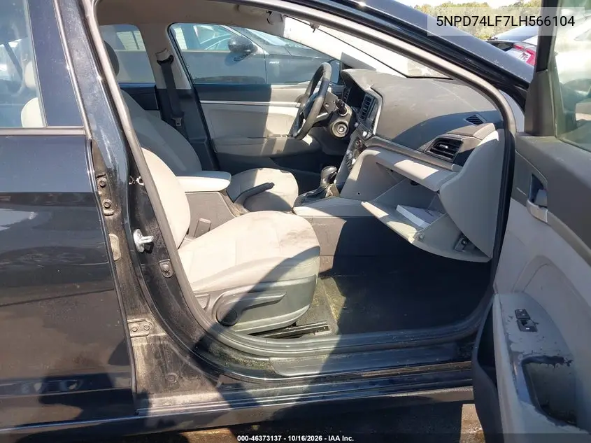 2020 HYUNDAI ELANTRA VIN 5NPD74LF7LH566104 — фото 5