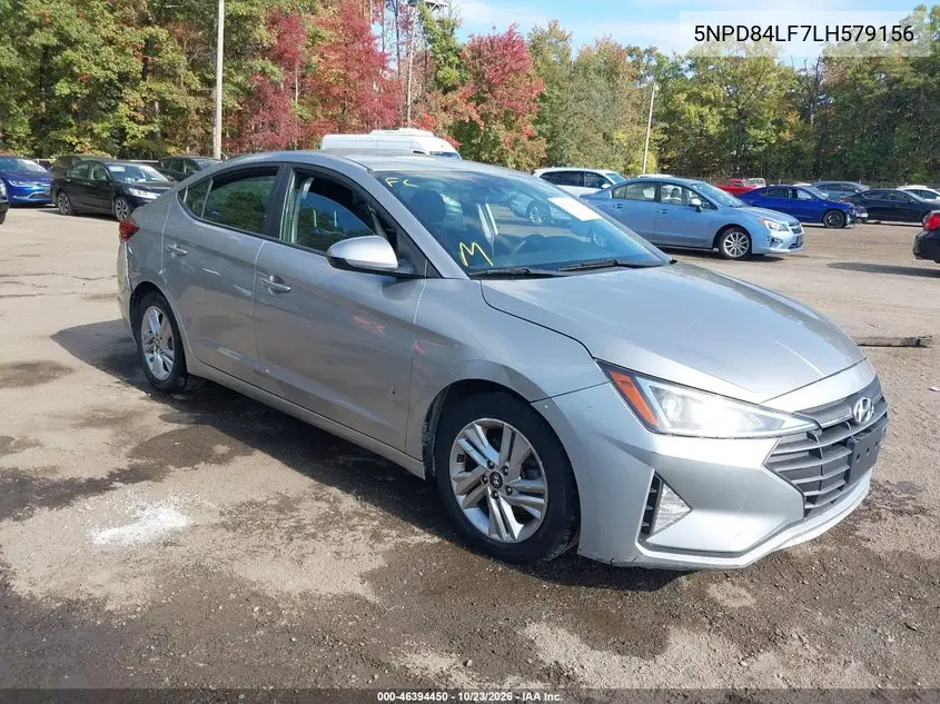 HYUNDAI ELANTRA 2020, VIN 5NPD84LF7LH579156