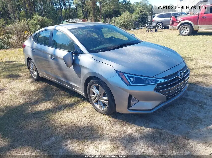 HYUNDAI ELANTRA 2020, VIN 5NPD84LF9LH595116