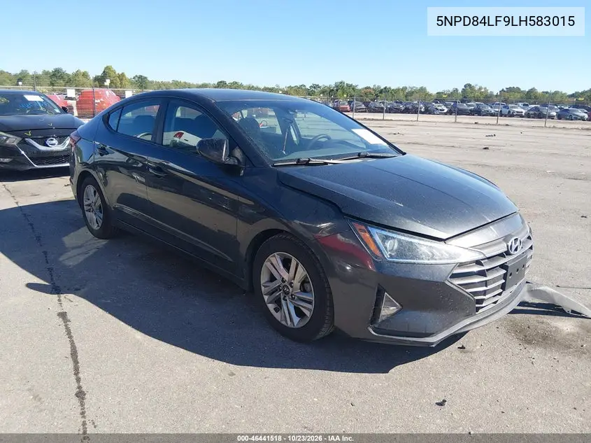 HYUNDAI ELANTRA 2020, VIN 5NPD84LF9LH583015
