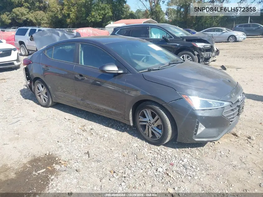 HYUNDAI ELANTRA 2020, VIN 5NPD84LF6LH572358