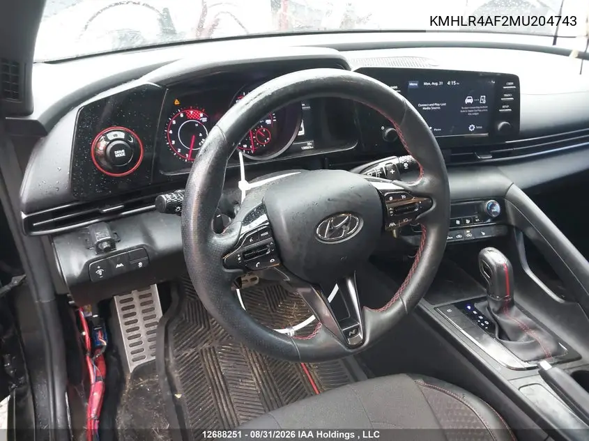 2021 HYUNDAI ELANTRA VIN KMHLR4AF2MU204743 — фото 16