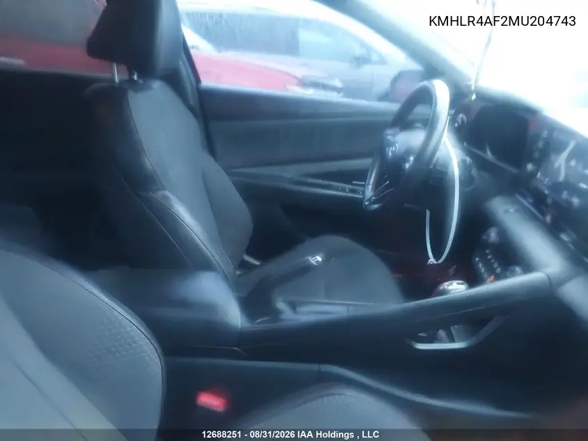 2021 HYUNDAI ELANTRA VIN KMHLR4AF2MU204743 — фото 5
