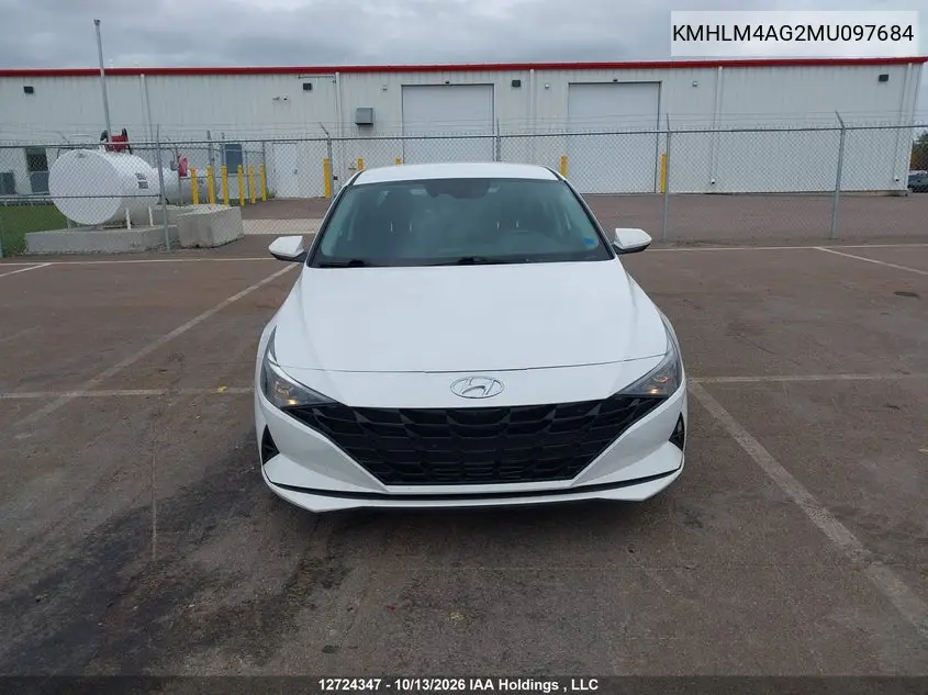 2021 HYUNDAI ELANTRA VIN KMHLM4AG2MU097684 — фото 13