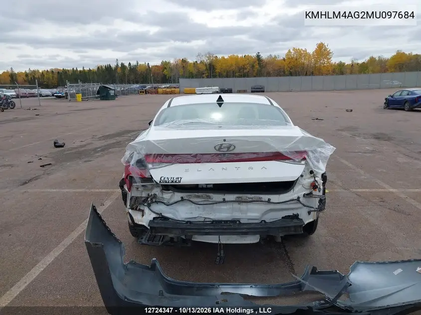 2021 HYUNDAI ELANTRA VIN KMHLM4AG2MU097684 — фото 17