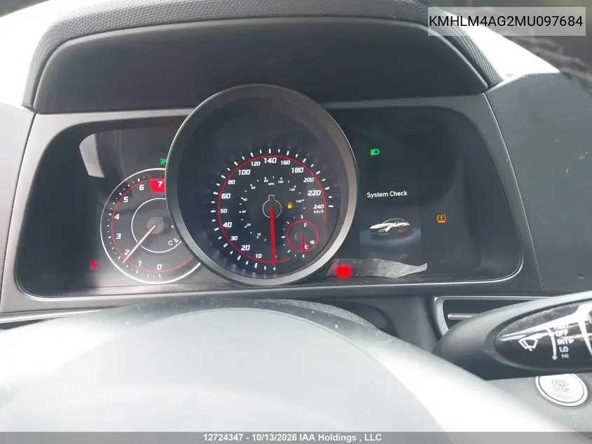 2021 HYUNDAI ELANTRA VIN KMHLM4AG2MU097684 — фото 7