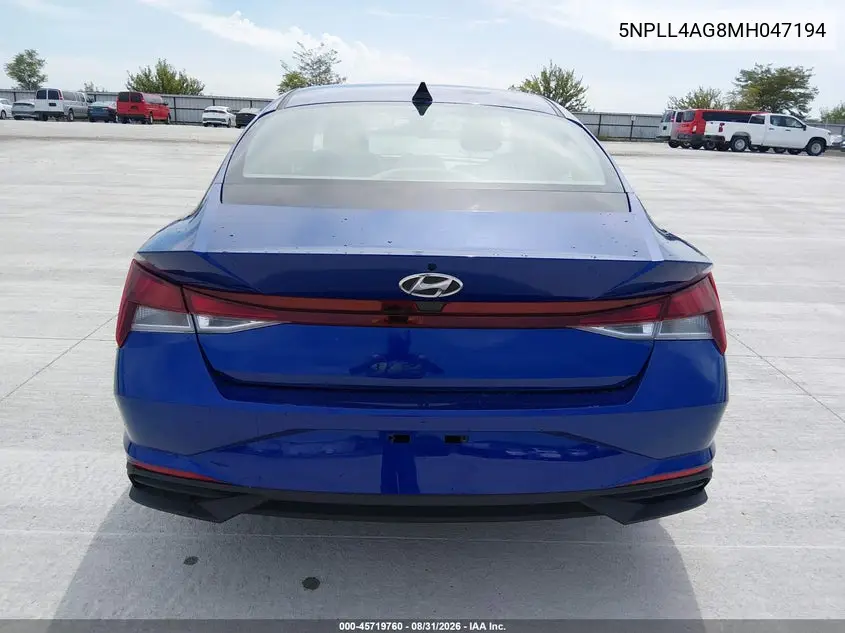2021 HYUNDAI ELANTRA VIN 5NPLL4AG8MH047194 — фото 18