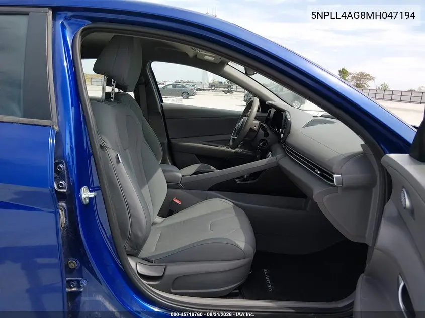 2021 HYUNDAI ELANTRA VIN 5NPLL4AG8MH047194 — фото 5