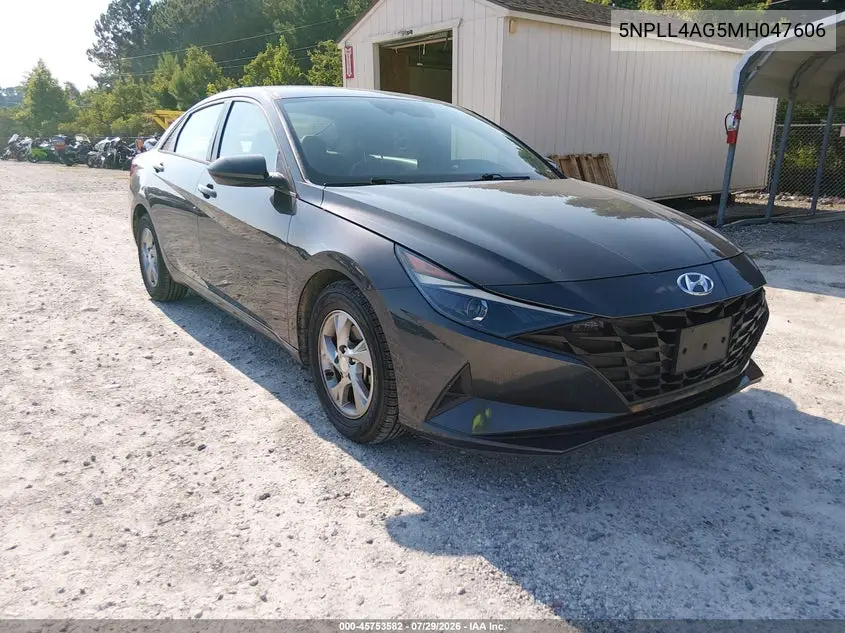 HYUNDAI ELANTRA 2021, VIN 5NPLL4AG5MH047606