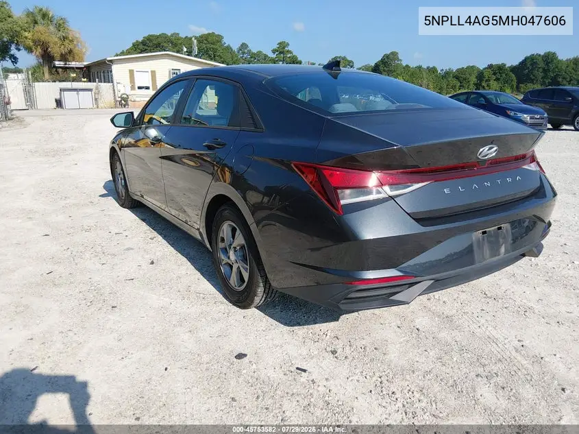2021 HYUNDAI ELANTRA VIN 5NPLL4AG5MH047606 — фото 3