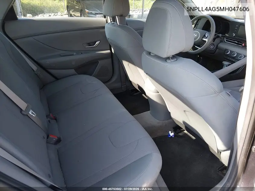 2021 HYUNDAI ELANTRA VIN 5NPLL4AG5MH047606 — фото 8