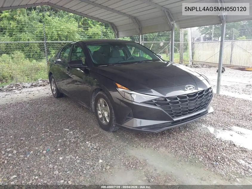 HYUNDAI ELANTRA 2021, VIN 5NPLL4AG5MH050120
