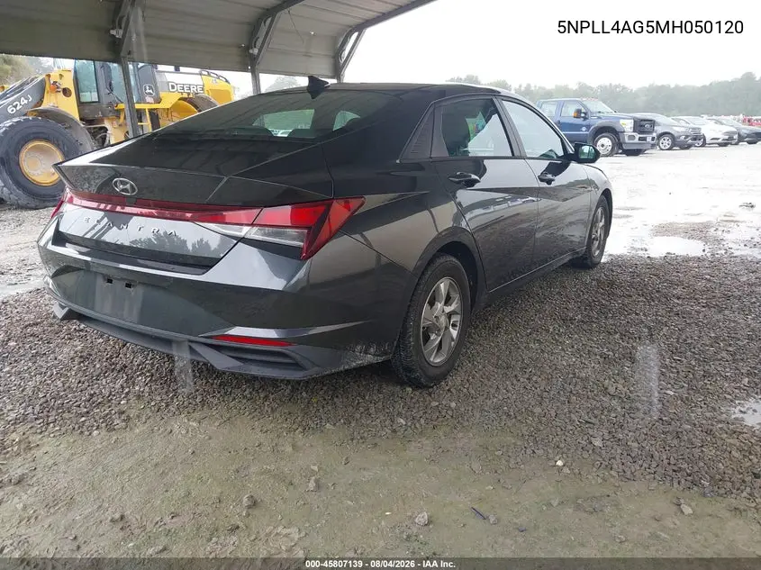 2021 HYUNDAI ELANTRA VIN 5NPLL4AG5MH050120 — фото 4