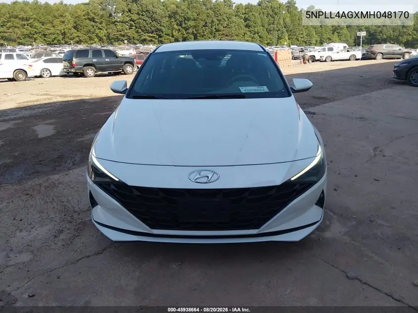 2021 HYUNDAI ELANTRA VIN 5NPLL4AGXMH048170 — фото 12