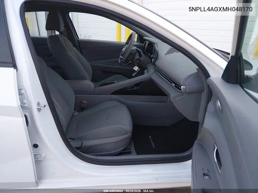 2021 HYUNDAI ELANTRA VIN 5NPLL4AGXMH048170 — фото 5