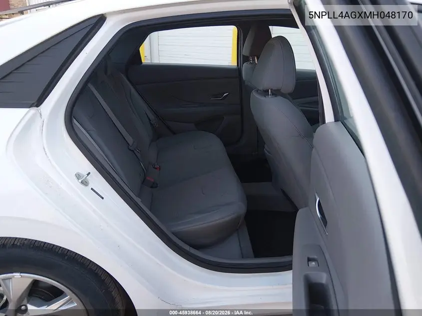 2021 HYUNDAI ELANTRA VIN 5NPLL4AGXMH048170 — фото 8