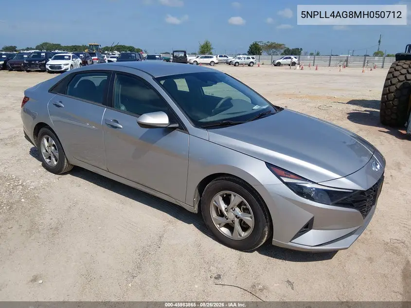 HYUNDAI ELANTRA 2021, VIN 5NPLL4AG8MH050712