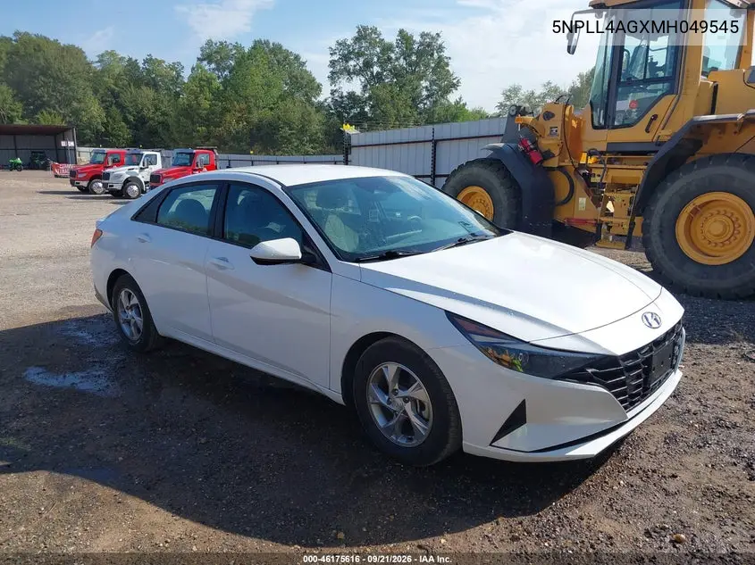 HYUNDAI ELANTRA 2021, VIN 5NPLL4AGXMH049545